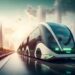 Futuristic Public Transportation. Electric Autonomus Public Transport ...